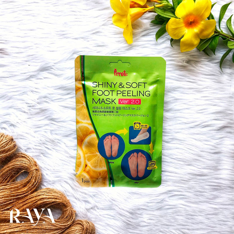 ماسک لایه بردار و نرم کننده پا پیوردرم Purederm Shiny & Soft Foot